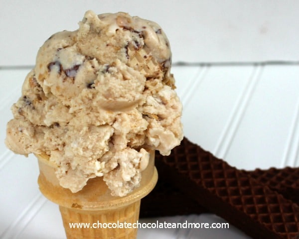Peanut Butter Nutty Bar Ice Cream - Chocolate Chocolate and More!