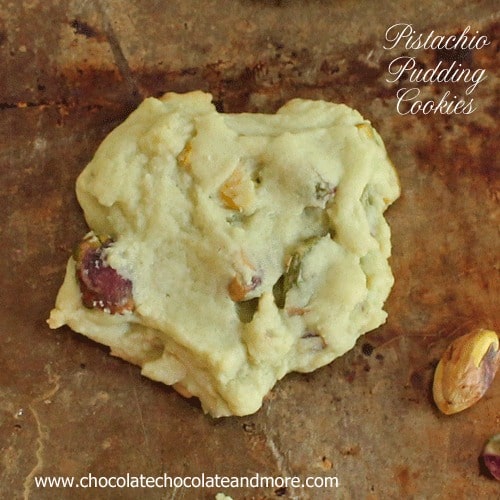 Salted Pistachio Pudding Cookies-the perfect cookie for pistachio lovers!