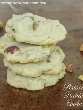 Salted Pistachio Pudding Cookies-the perfect cookie for pistachio lovers!