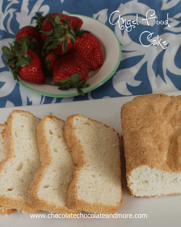Vanilla Angel Food Cake this is the perfect recipe to use when you don't need a large tube cake