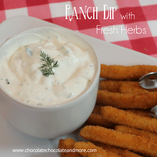 Ranch Dip with Fresh Herbs