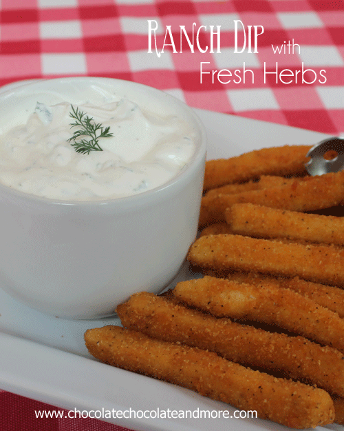 Ranch Dip with Fresh Herbs