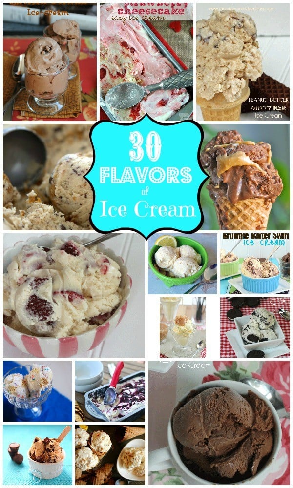 30 Flavors of Ice Cream