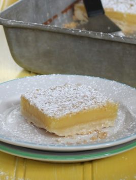 Lemon Pie Bars-all the taste of a Lemon Pie with the convenience of a handy bar