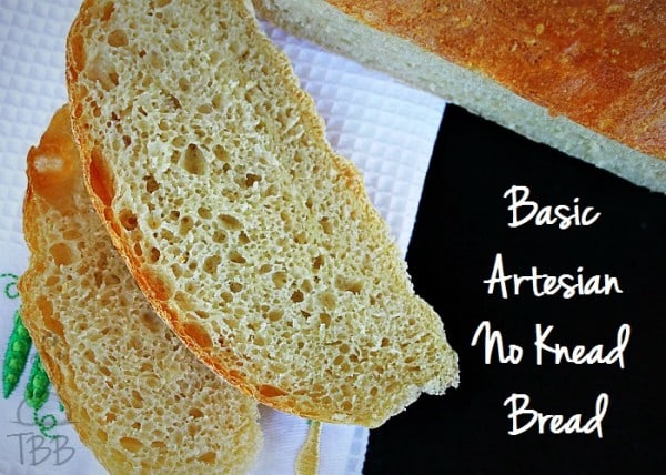 Basic Artesian No Knead Bread from True Blue Baking featured at Thursday's Treasures