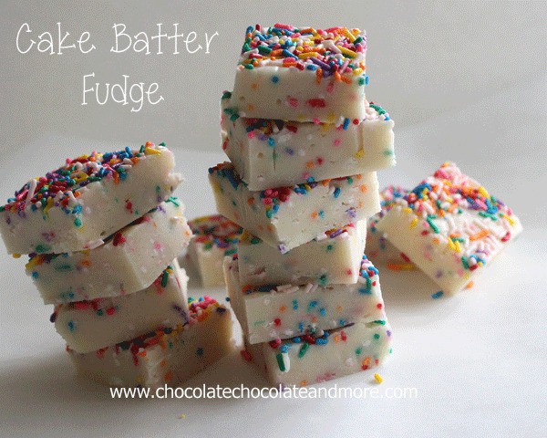 Cake Batter Fudge-so easy to make and so good to eat!