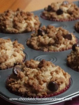 Chocolate Chip Graham Cracker Muffins, so good you'll think you're eating a cookie for breakfast!