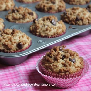 Chocolate Chip Graham Cracker Muffins, so good you'll think you're eating a cookie for breakfast!