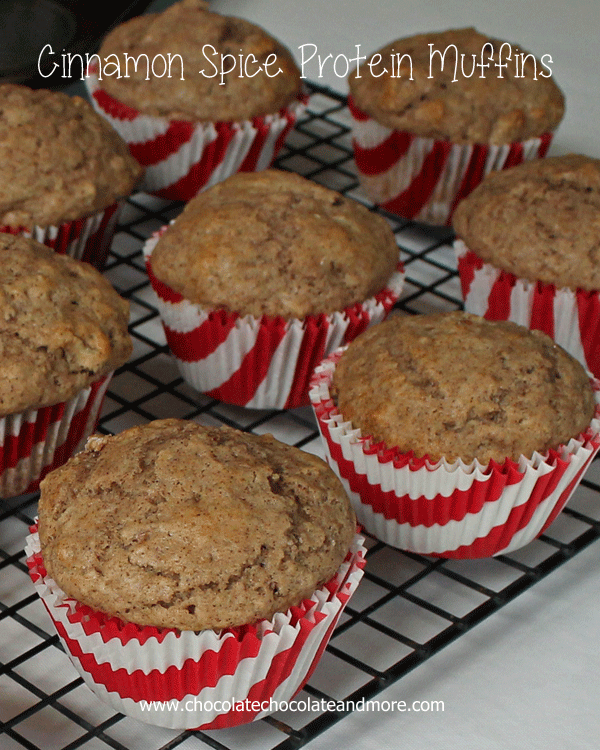 Cinnamon Spice Protein Muffins, the perfect way to start off your day.