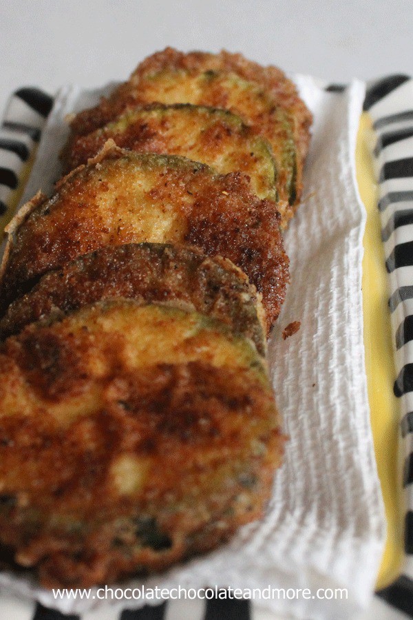 Fried Zucchini-straight from the garden, to the frying pan, to the table, to your tummy!