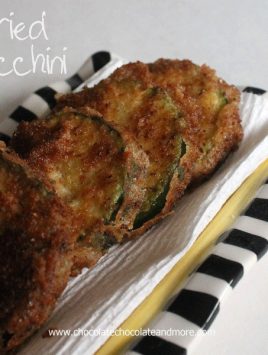 Fried Zucchini-straight from the garden, to the frying pan, to the table, to your tummy!