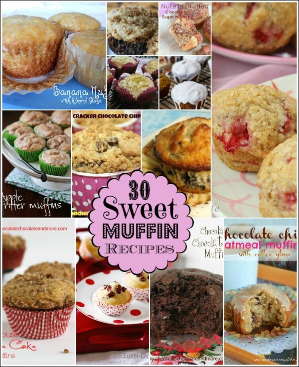 30 sweet muffin recipes