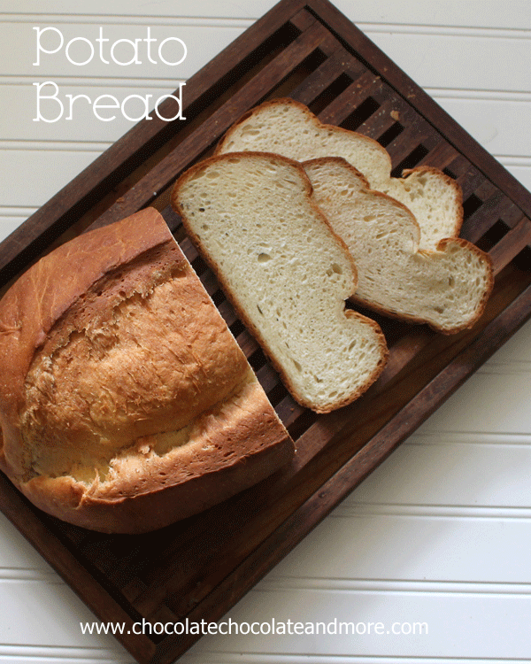 Potato Bread-made with instant potato flakes means you don't have wait for leftover mashed potatoes to make it.