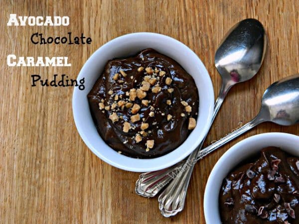 Avacado Chocolate Caramel Pudding