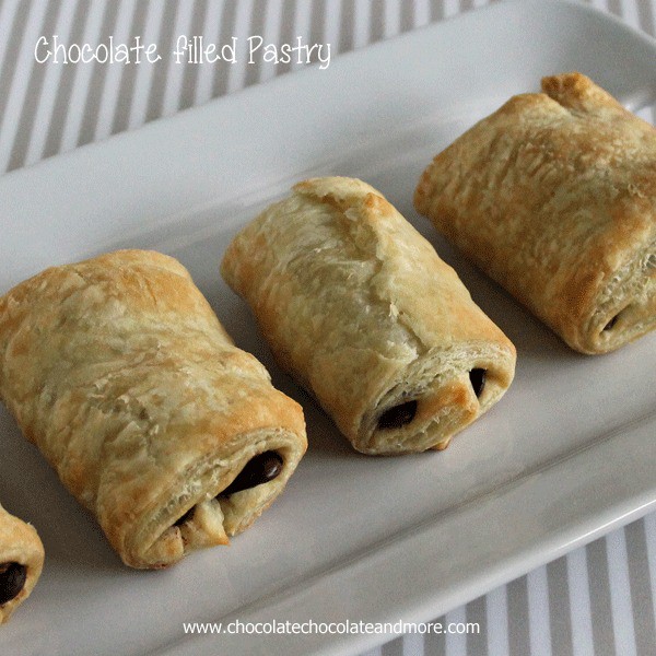 Chocolate filled Pastry-good things don't have to be complicated.