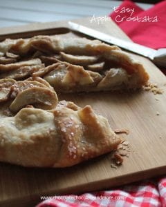 Easy Apple Crostata-great taste of an apple pie without all the fuss
