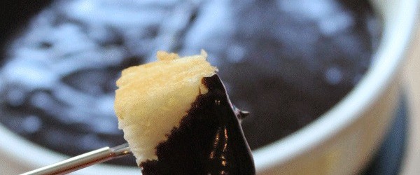 Easy Chocolate Fondue, perfect for dipping fresh fruit, cake, marshmallows, fun for the whole family!