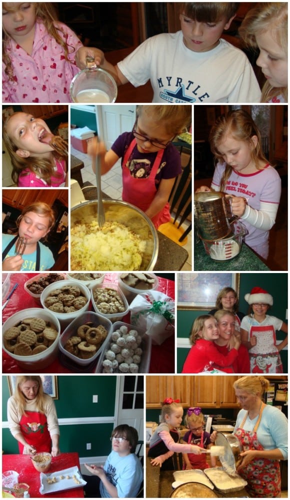 Christmas Kids in the kitchen