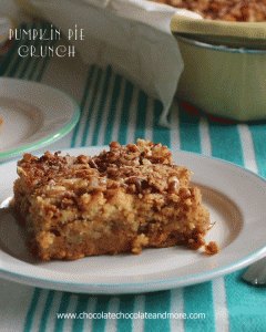 Pumpkin Pie Crunch-A new pumpkin treat to love!