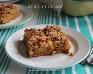 Pumpkin Pie Crunch-a perfect balance between pumpkin and my favorite sweet potato soufflé topping!