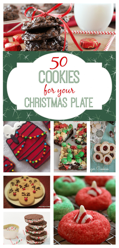 50 Cookie recipes to help fill your Christmas plate! 