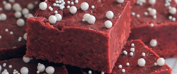 Red Velvet Cake Batter Fudge-so easy to make and even better to eat!