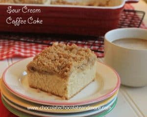 Sour Cream Coffee Cake-just look at all that crumb topping!