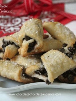 Cream Cheese Chocolate Croissant Cookies-perfect for gift giving!