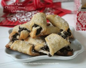 Cream Cheese Chocolate Croissant Cookies-perfect for gift giving!