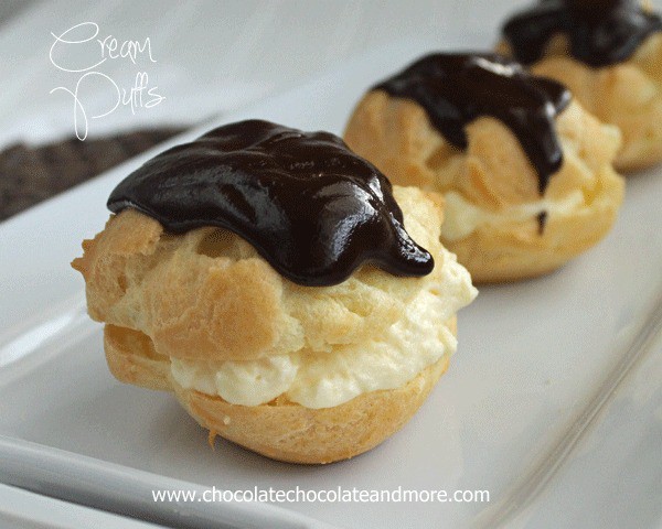 Cream Puffs with Chocolate Ganache-just let everyone else think they are hard to make!