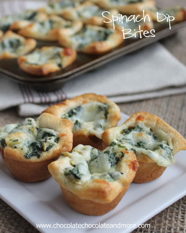 Spinach Dip Bites-perfect for any party!