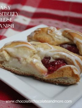 Easy Braided Raspberry Cheese Danish-use your favorite fruit and surprise your family with this easy to make Braided danish!