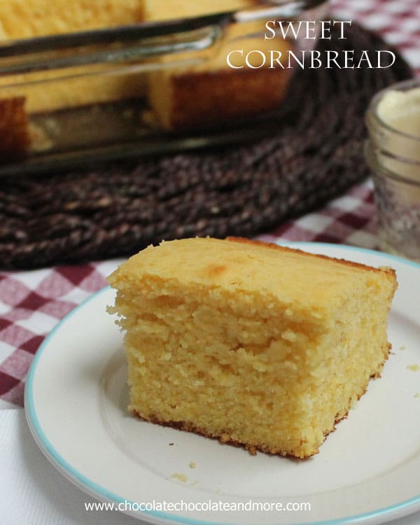 Sweet Cornbread-the perfect moist cornbread!