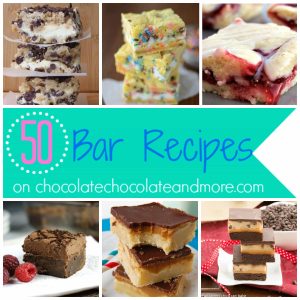 50 Bar Recipes-Because bars take less time to make!