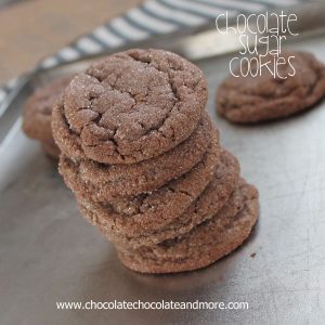 Chocolate Sugar Cookies-so simple yet so good!