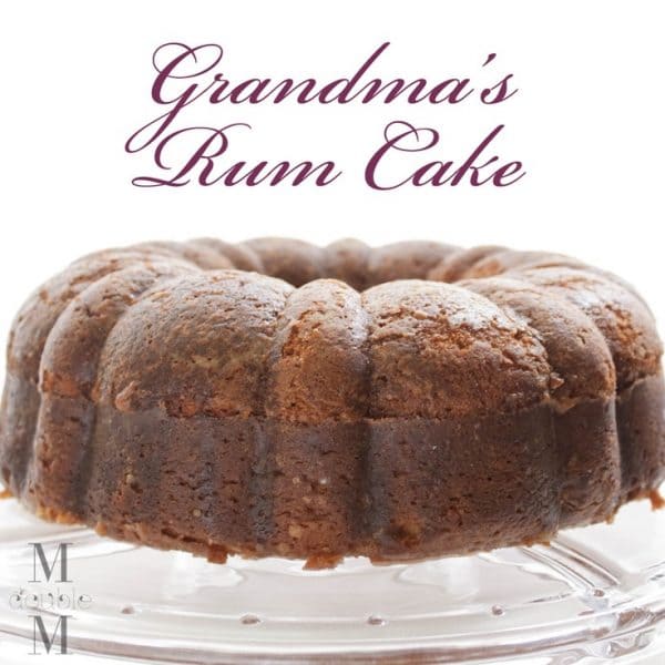 Grandma's rum cake