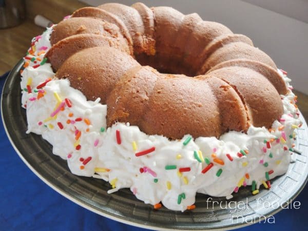 Rainbow Bundt Cake 