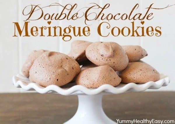 Double Chocolate Meringue Cookies-50 Cookie Recipes to Fill Your Cookie Jar | www.chocolatechocolateandmore.com