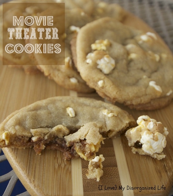 Movie Theatre Cookies-50 Cookie Recipes to Fill Your Cookie Jar | www.chocolatechocolateandmore.com
