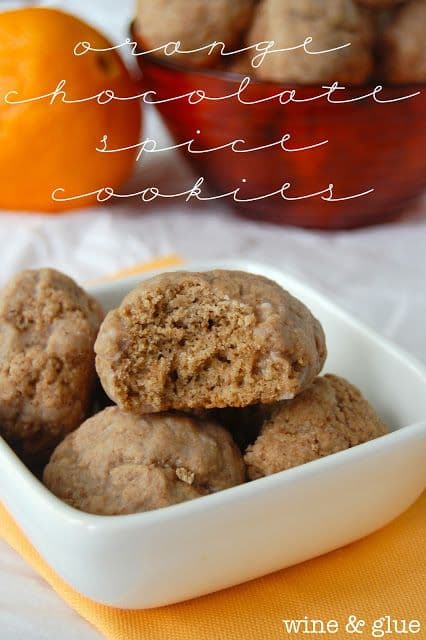Orange Chocolate Spice Cookies-50 Cookie Recipes to Fill Your Cookie Jar | www.chocolatechocolateandmore.com