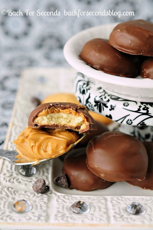 Homemade tagalongs-50 Cookie Recipes to Fill Your Cookie Jar | www.chocolatechocolateandmore.com
