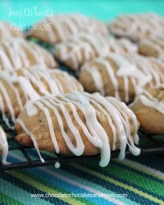 Iced Oatmeal Cake Cookies-A soft cake like cookie drizzled with a sweet icing