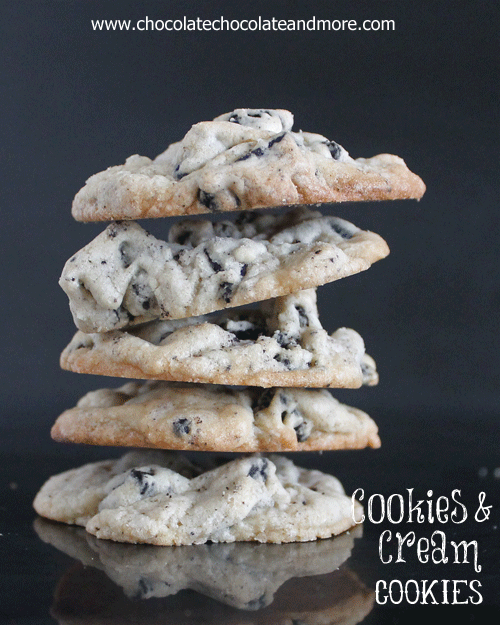 Cookies and Cream Cookies-50 Cookie Recipes to Fill Your Cookie Jar | www.chocolatechocolateandmore.com