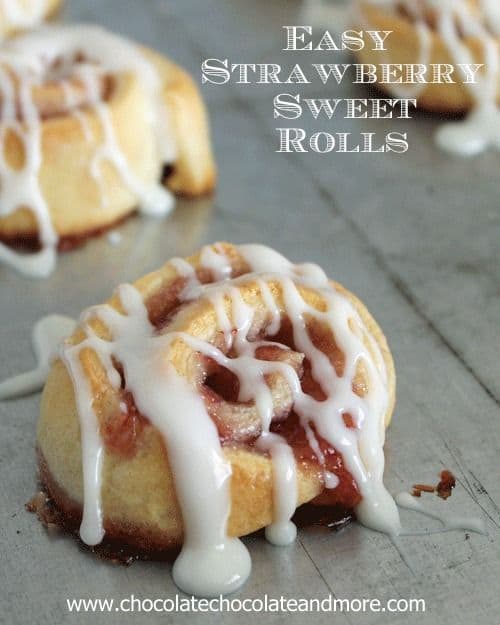 50 Strawberry Recipes | www.chocolatechocolateandmore.com