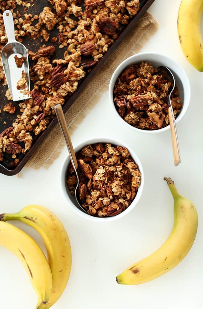 50 Easy to Make Breakfast Recipes: Banana Bread Granola