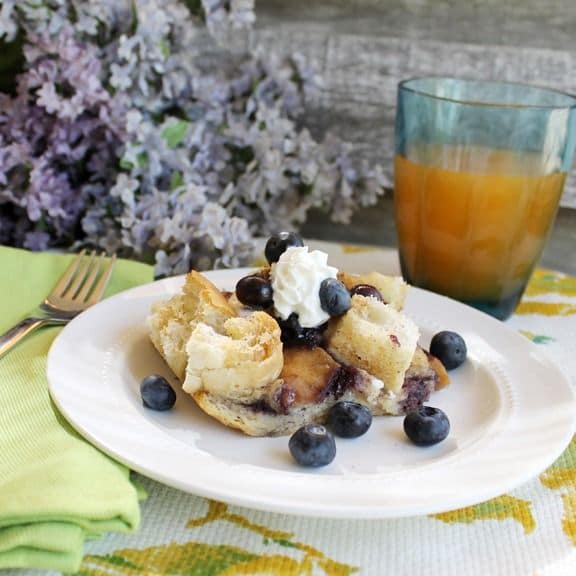 50 Easy to Make Breakfast Recipes: Easy Overnight Blueberry French Toast Casserole