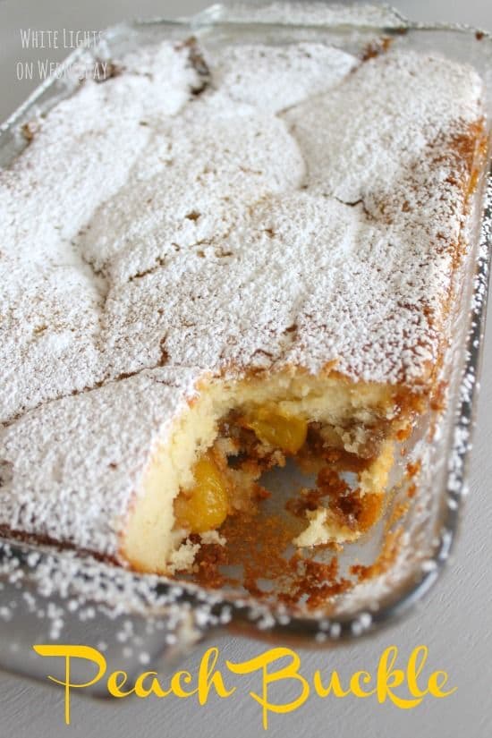 50 Easy to Make Breakfast Recipes: Peach Buckle