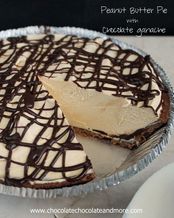 Peanut Butter Pie With Chocolate Ganache Chocolate Chocolate And More