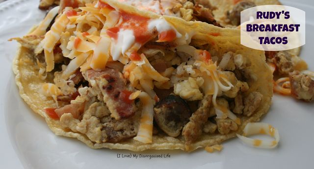50 Easy to Make Breakfast Recipes: Rudy's Breakfast Tacos