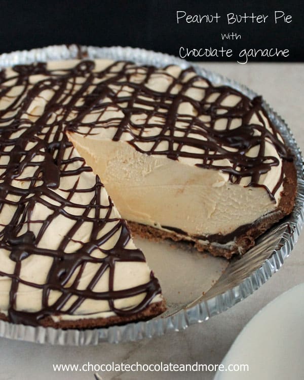 50 No Bake Treats: Peanut Butter Pie with Chocolate Ganache